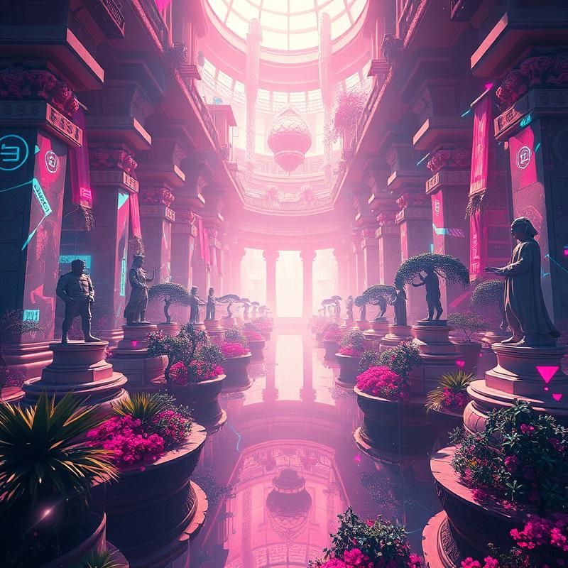 new media art style AI art