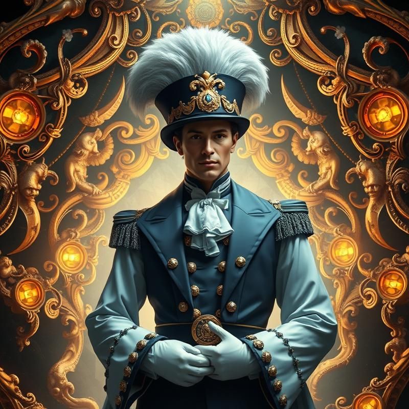 rococo style AI art