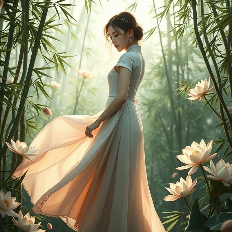 organic style AI art