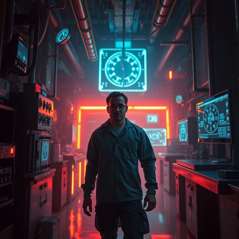 cyberpunk style AI art