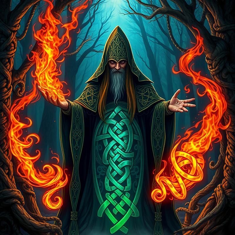 celtic style AI art