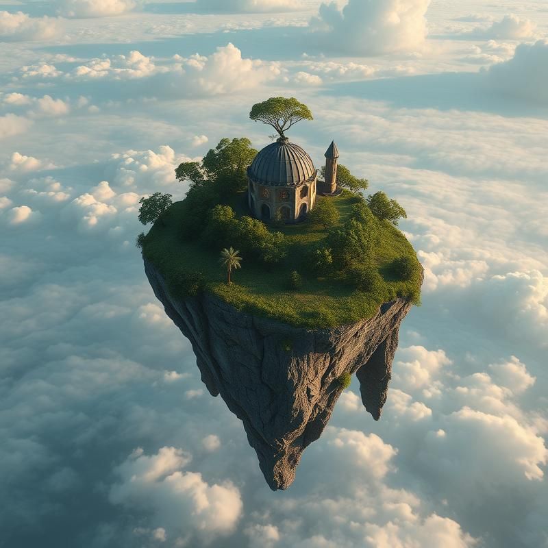3D rendering style AI art