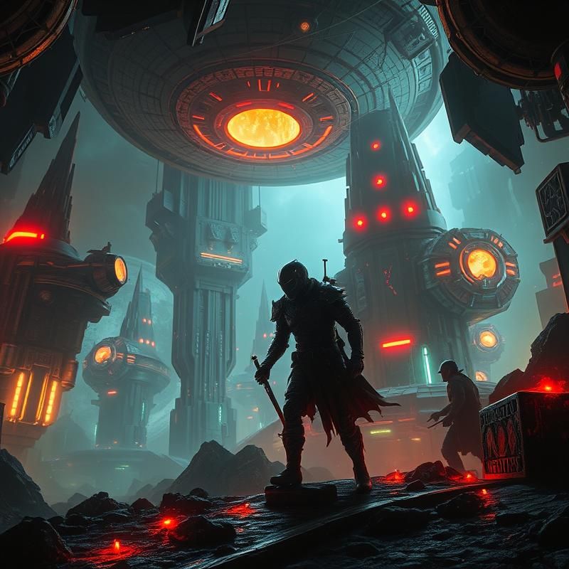 sci-fi art style AI art