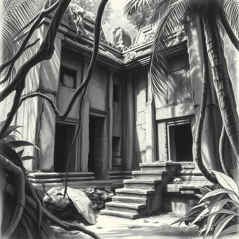 charcoal drawing style AI art