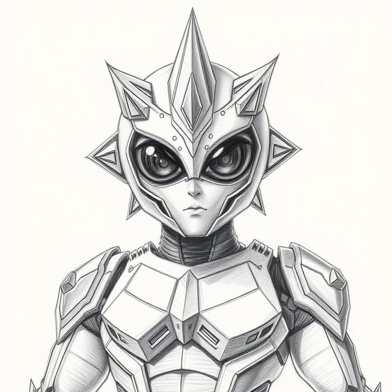 pencil sketch style AI art