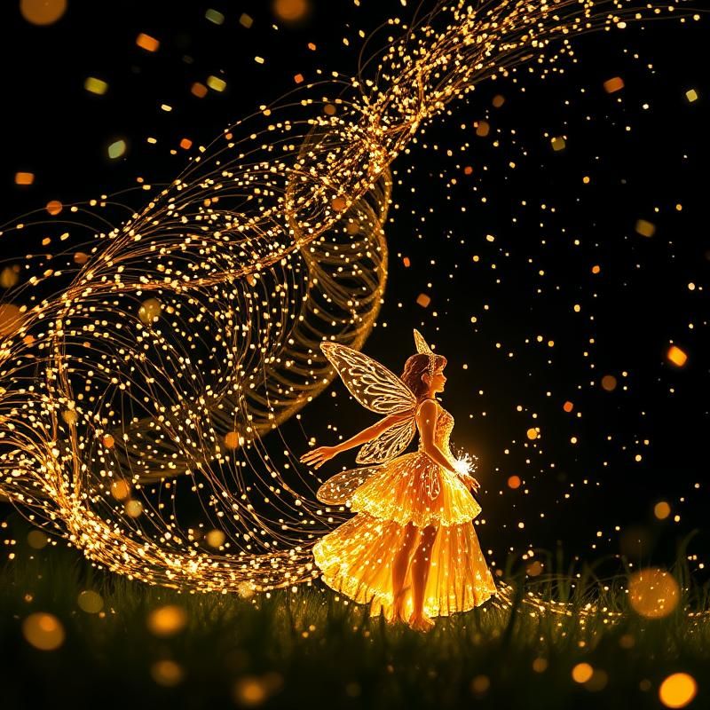 light painting style AI art