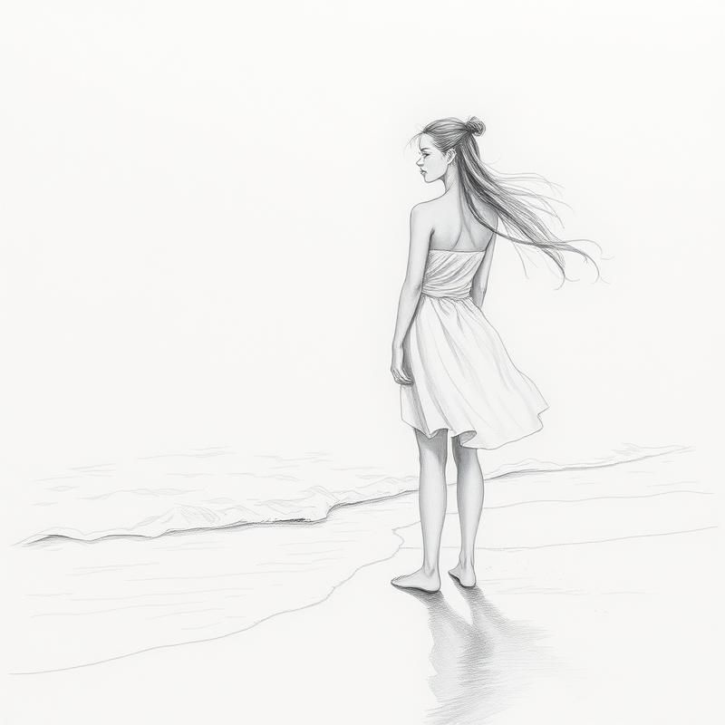 pencil sketch style AI art