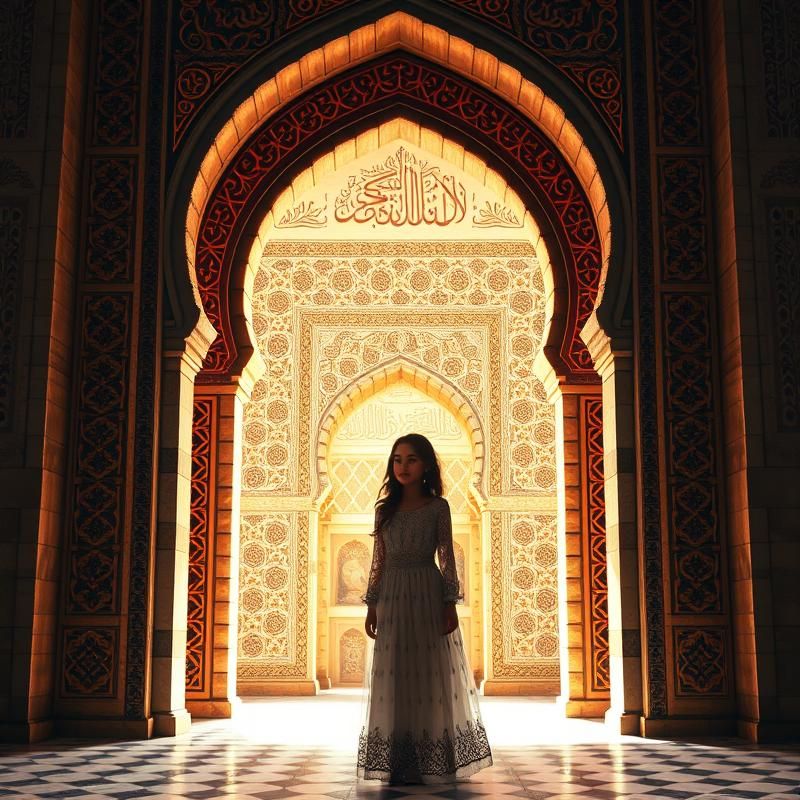 islamic art style AI art