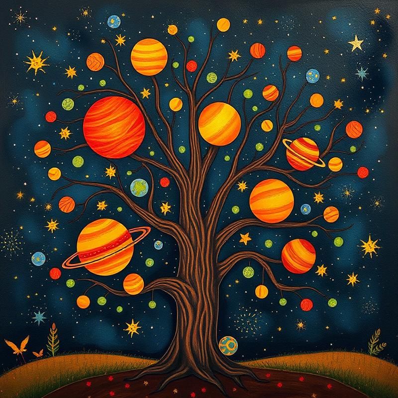 folk art style AI art