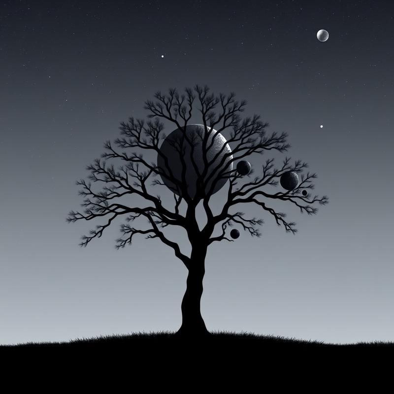 minimalist style AI art