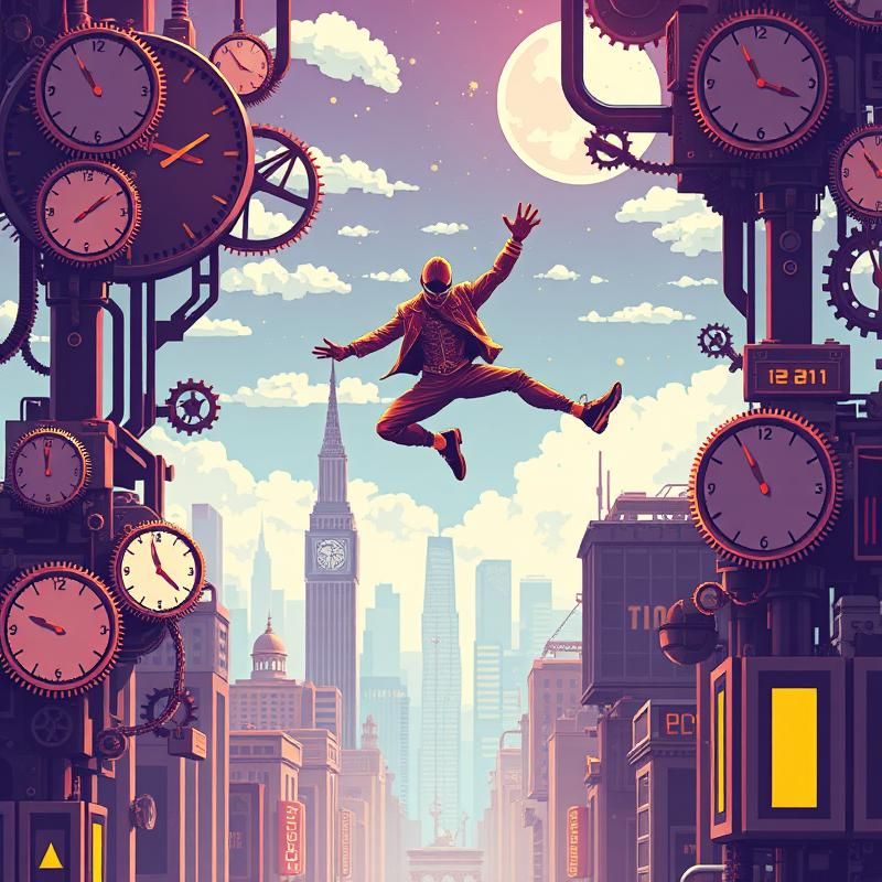 pixel art style AI art