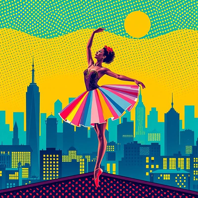 pop art style AI art