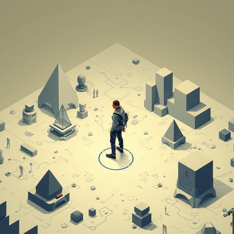 isometric style AI art