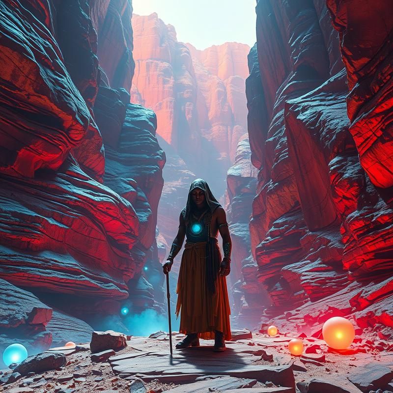 sci-fi art style AI art
