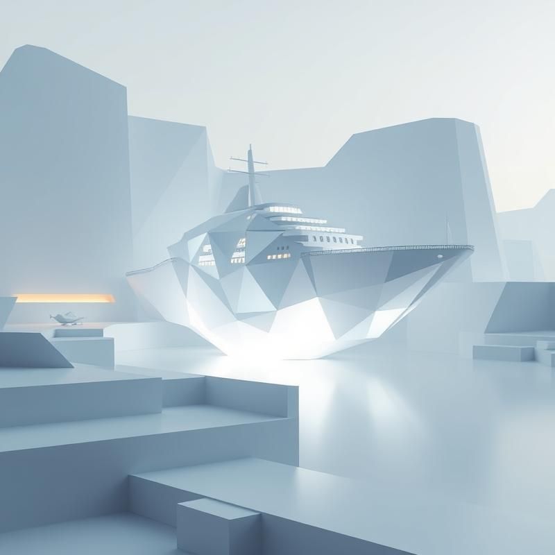 low poly style AI art
