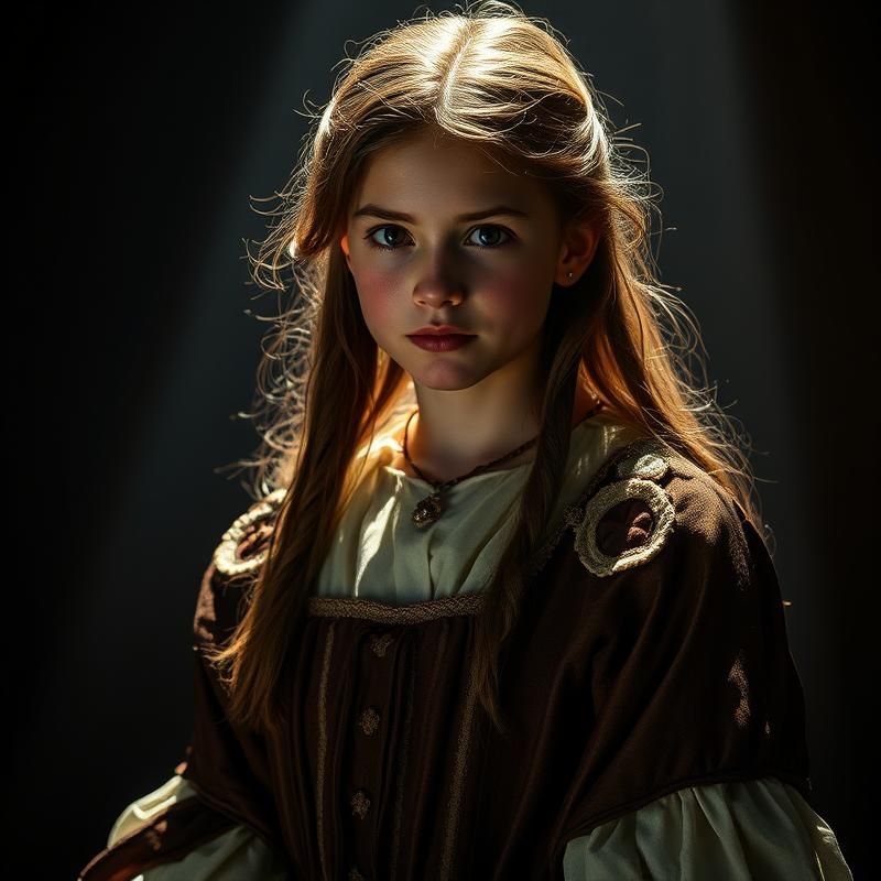 chiaroscuro style AI art