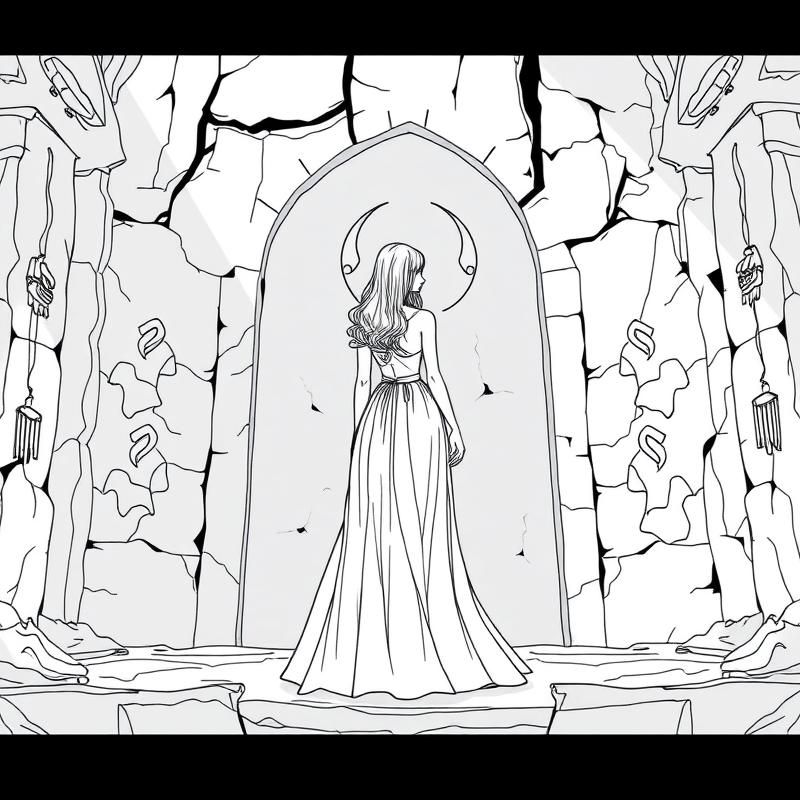 line art style AI art