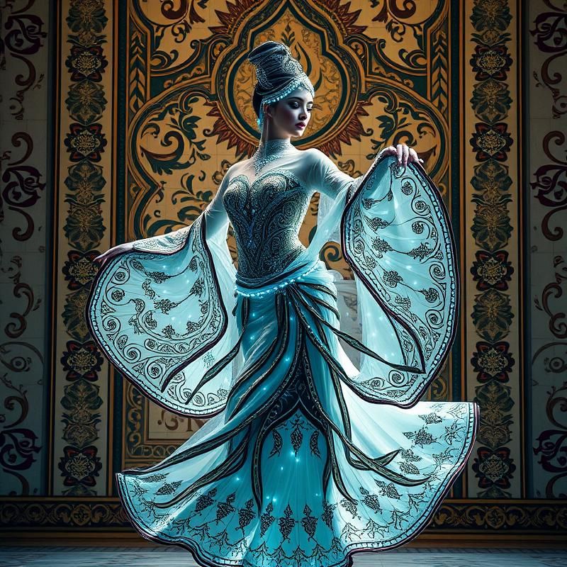 islamic art style AI art