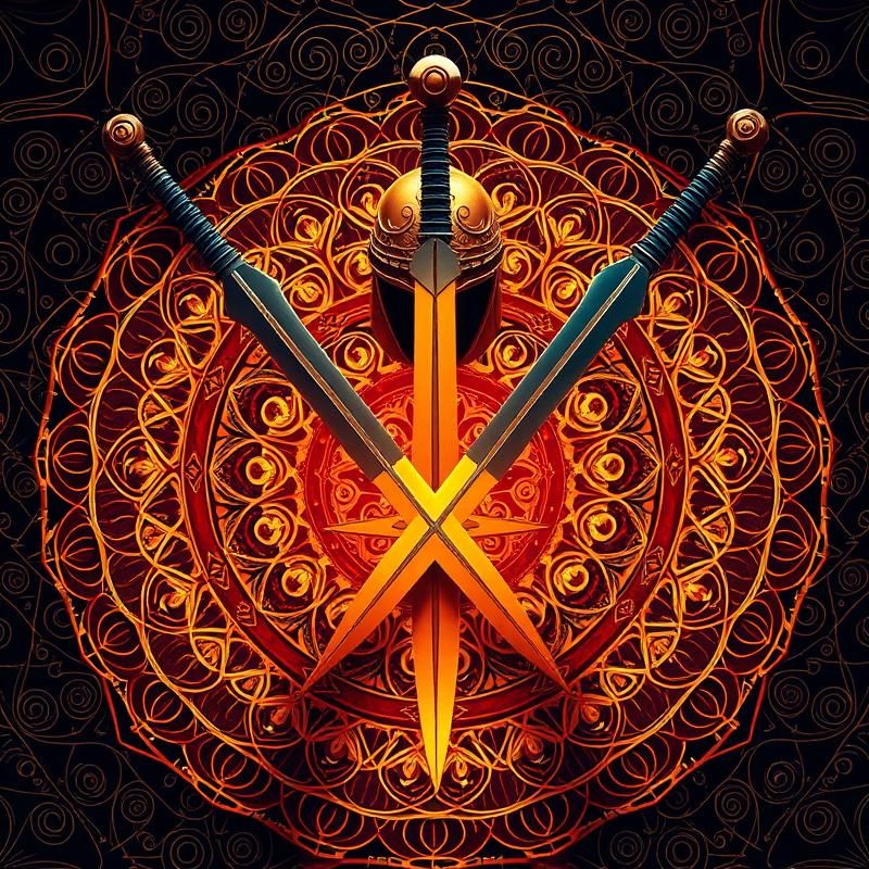 mandala style AI art