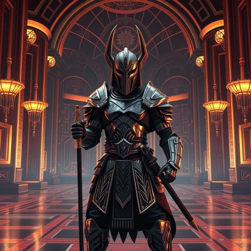 art deco style AI art