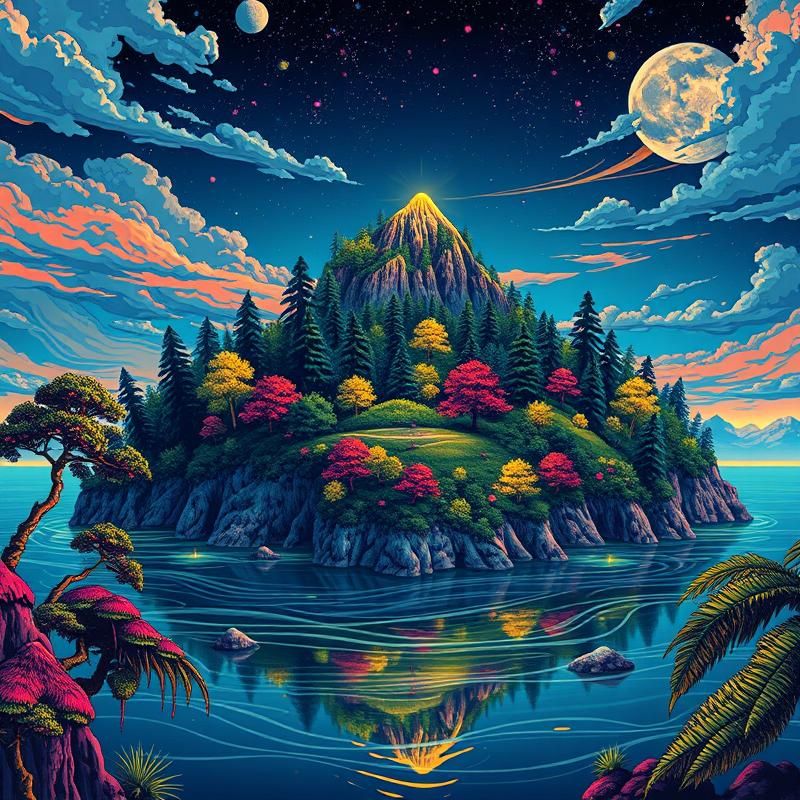 lowbrow art style AI art