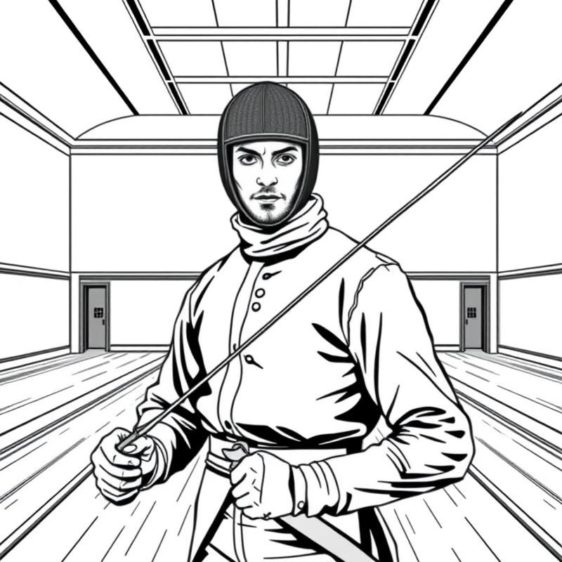 line art style AI art