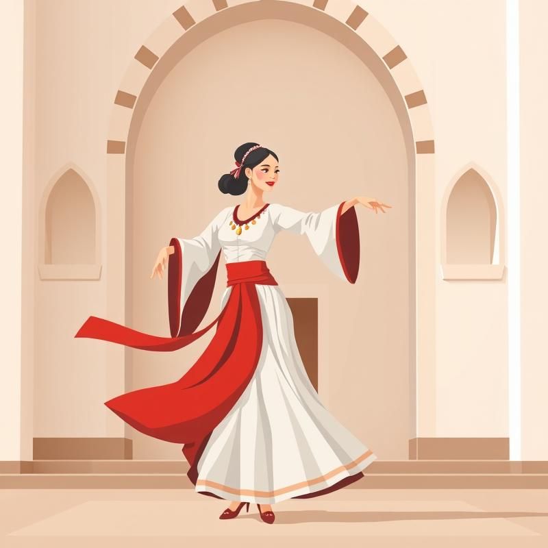 flat design style AI art