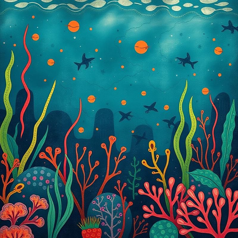 folk art style AI art
