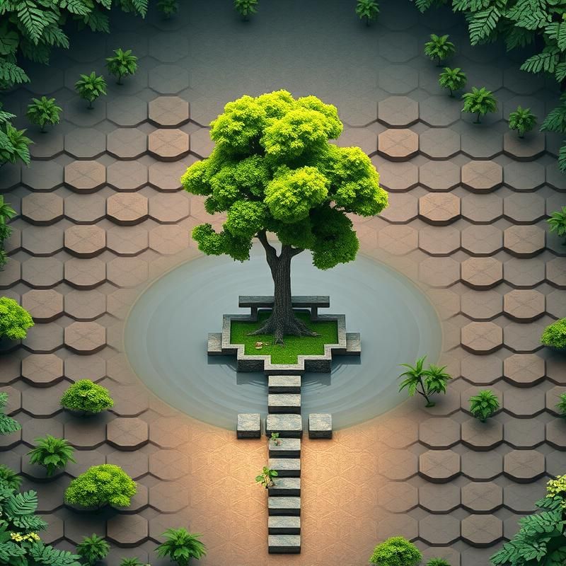 isometric style AI art