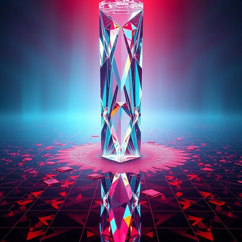 geometric style AI art