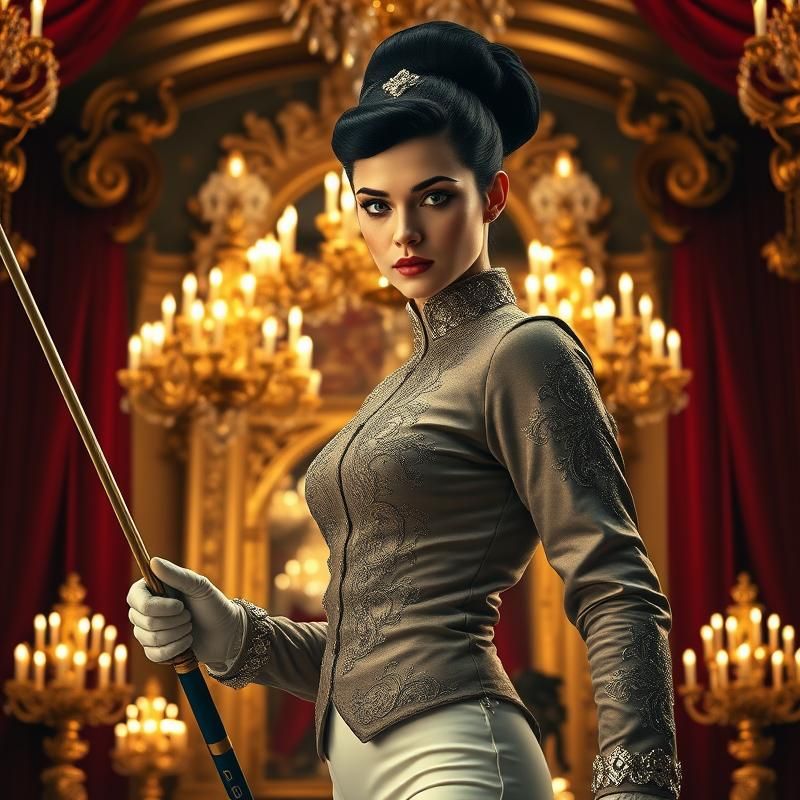 baroque style AI art
