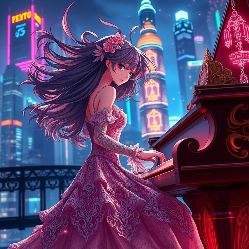 anime style AI art