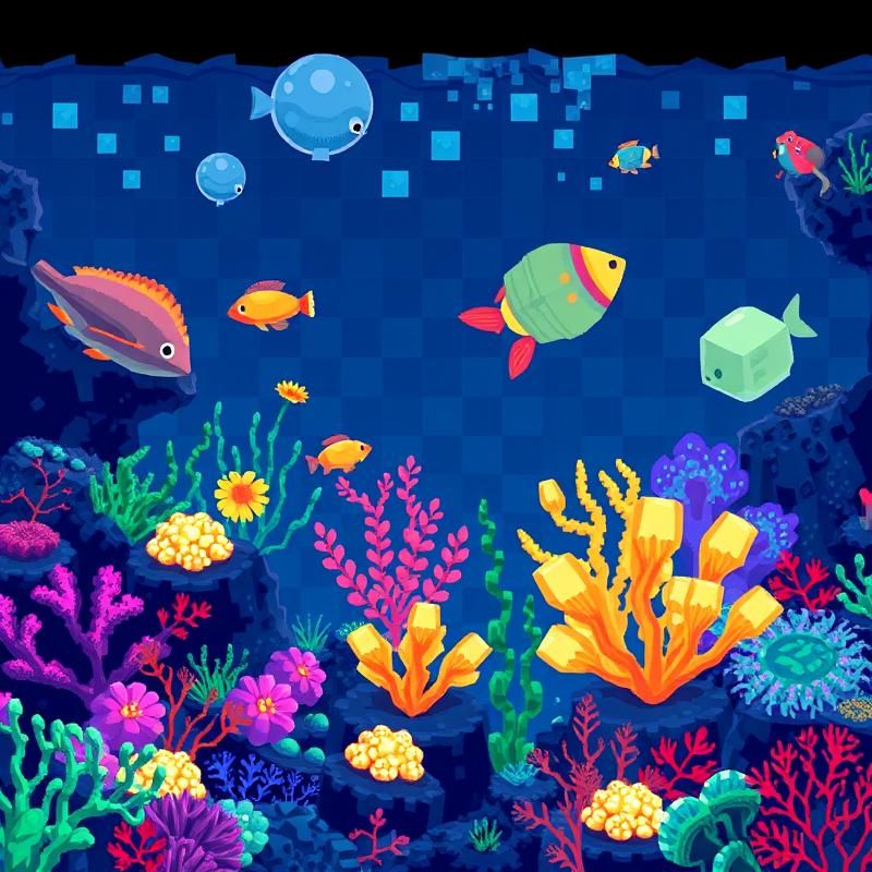 8-bit art style AI art