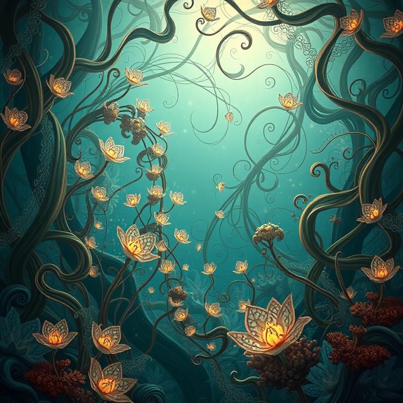 art nouveau style AI art