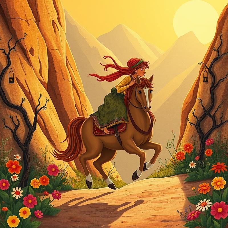 folk art style AI art