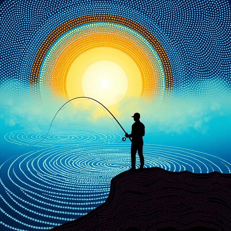 aboriginal art style AI art