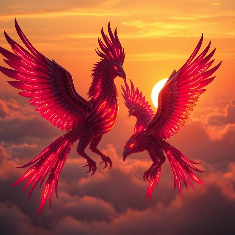 synthwave style AI art