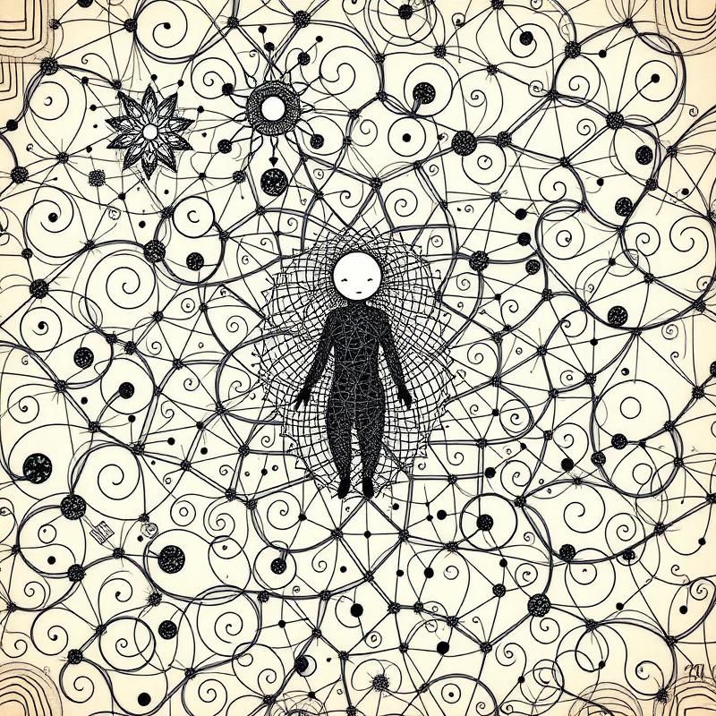 zentangle style AI art