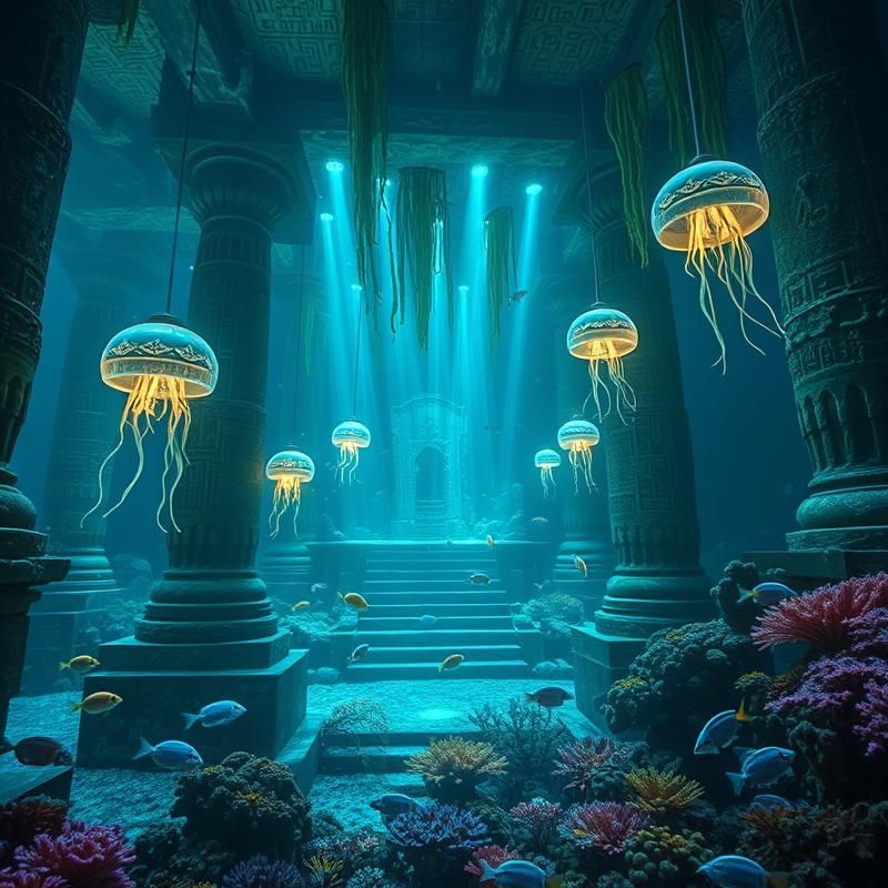 holographic style AI art