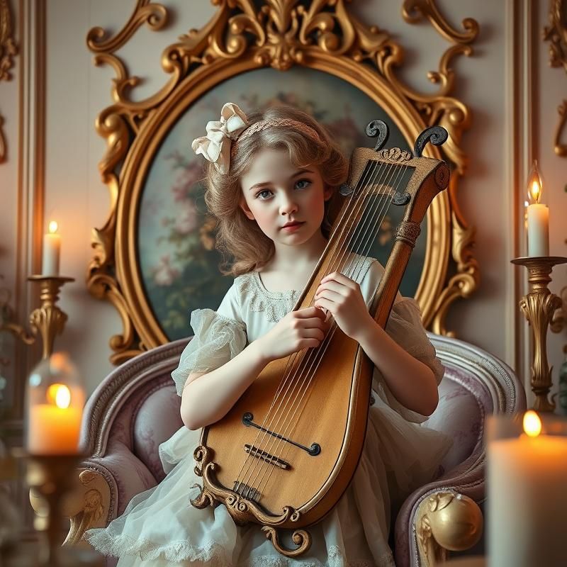 rococo style AI art