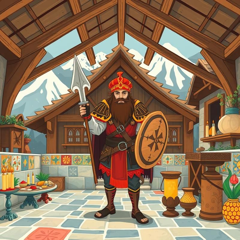 folk art style AI art