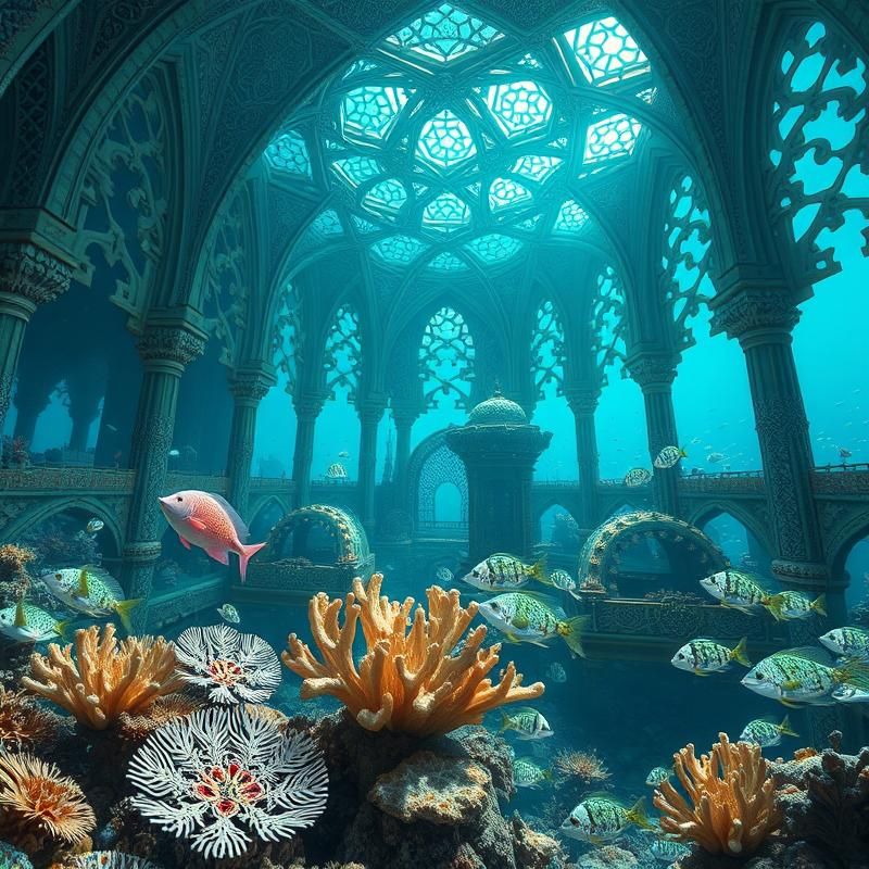 islamic art style AI art