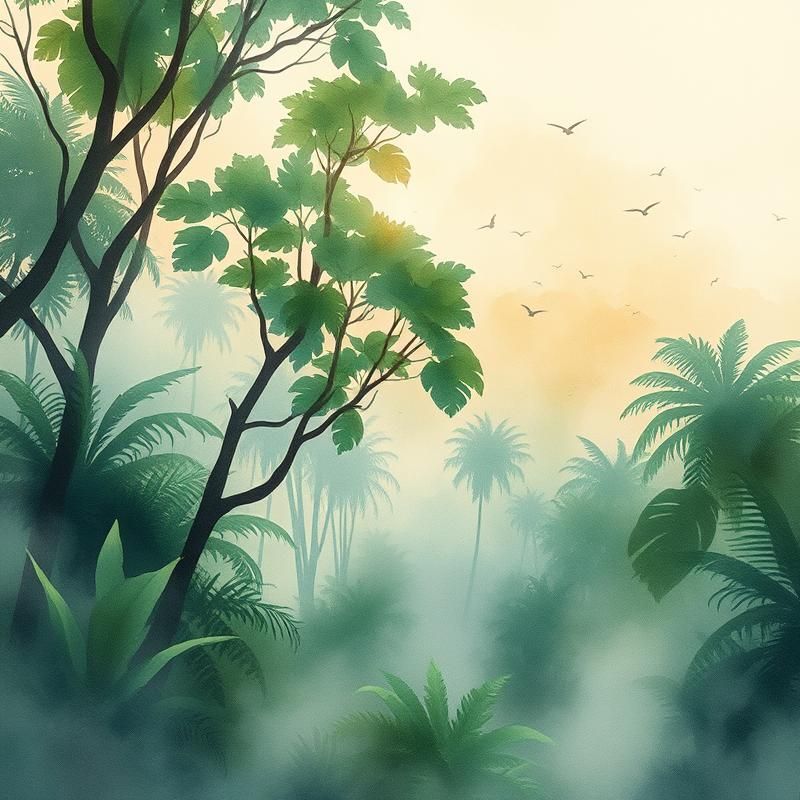 watercolor style AI art