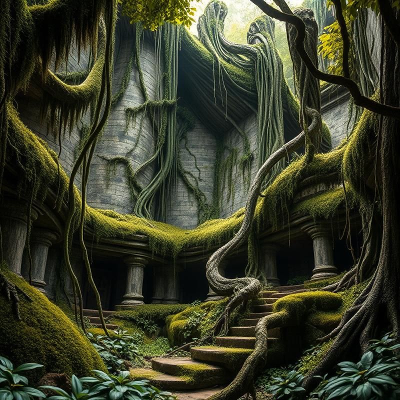 organic style AI art