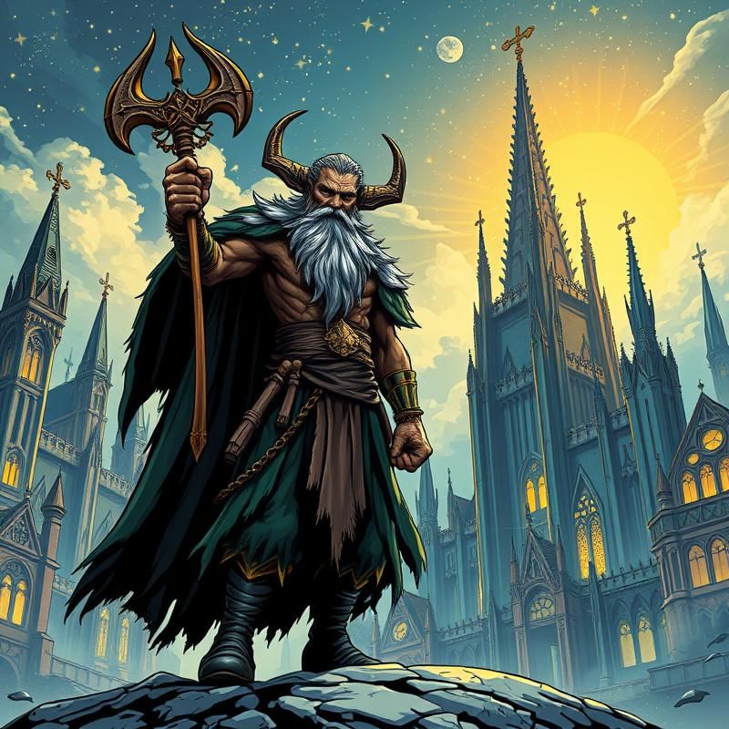 comic book style AI art