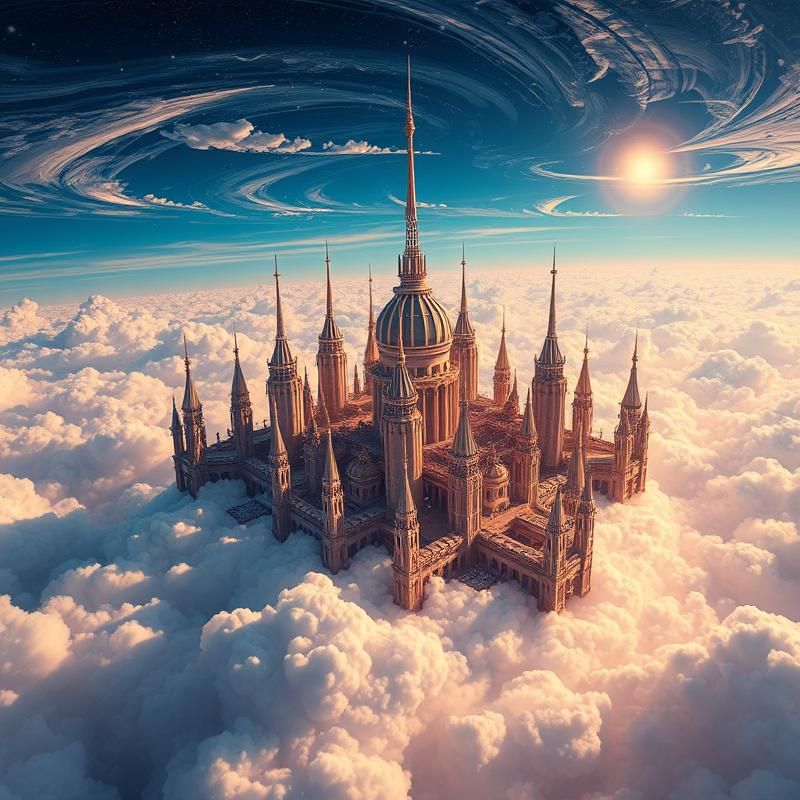 fractal art style AI art