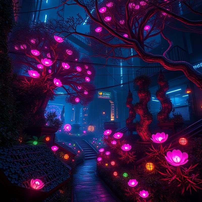 cyberpunk style AI art