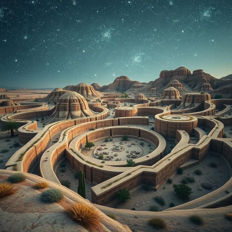 land art style AI art