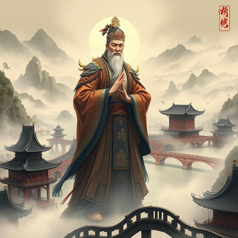 chinese painting style AI art