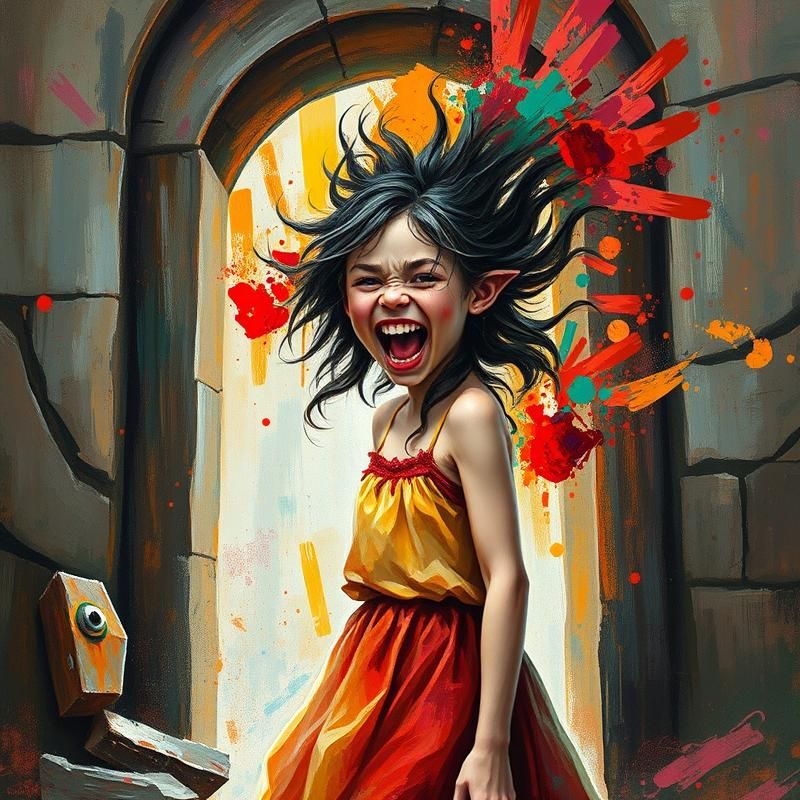 expressionism style AI art